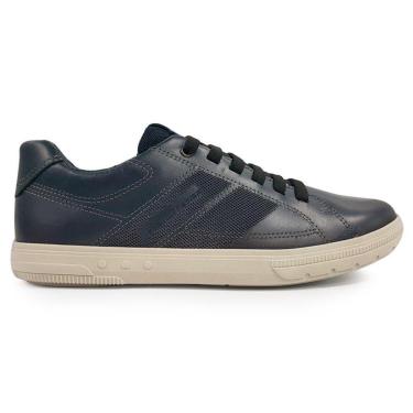 Imagem de Sapatênis Pegada Couro Cadarço Elástico Masculino-Masculino