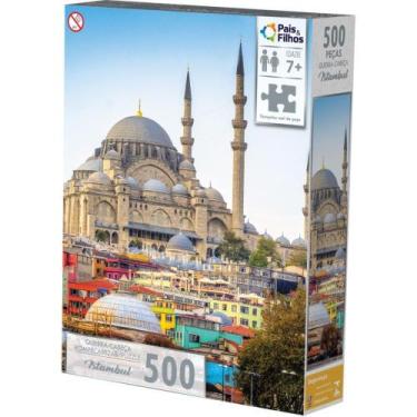 Imagem de QUEBRA-CABEÇA Cartonado Istambul 500 Peças - TK Shopping