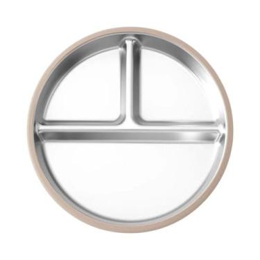 Imagem de Conjunto De Tigelas Para Alimentação De Bebês 3PCS Prato De Aço Inoxid