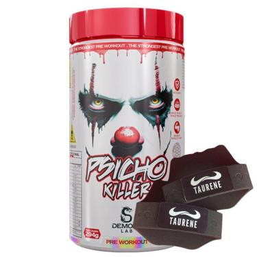 Imagem de Pre Treino Psicho Killer Yellow Bloody 300g Luva Demons Lab-Unissex