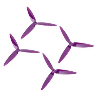 Imagem de Generic Voo Eficiente de Hélice FPV Tri Vane/Wing para Drone RC de 7 "8" Com Material de Policarbonato Leve para Entusiastas de FPV (Roxo)