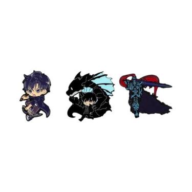 Imagem de Broches De Esmalte De Menino Anime Para Mochilas, Roupas, Acessórios D