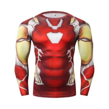 Imagem de Camiseta Masculina De Compressão Raglan Homem-Aranha 2099 Para Cosplay