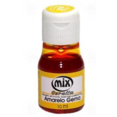 Imagem de Corante líquido 10ml mix, Amarelo gema