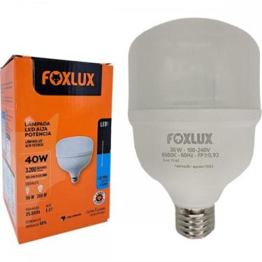 Imagem de Lampada Led Alta Potencia Foxlux 40W. 3.600Lm Bivolt 6500K.