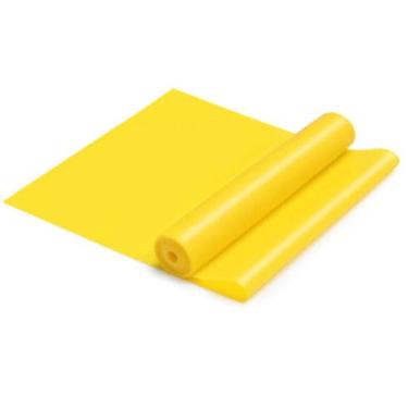 Imagem de Faixa Elástica Thera Band Fisioterapia 1,5 metros Exercícios, Amarelo