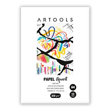 Imagem de Papel ARTOOLS Aquarell A4 Celulose 300 g/m 12 Folhas