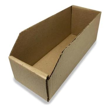 Imagem de Caixa De Papelão Organizadora Estoque 29x10x11 - 50 Caixas - Congratul