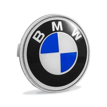 Imagem de Calotinha Roda Liga Leve BMW Até 2018 Azul 69mm - D CAPS