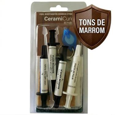 Imagem de Reparo Piso Porcelanato Ceramicure - Tons Marrom, Tons de Marrom