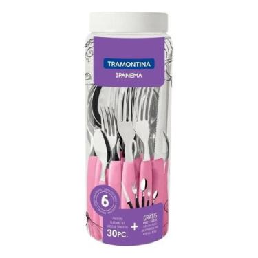 Imagem de Faqueiro Inox Tramontina Ipanema 30 Peças Jogo De Talheres C - Congrat