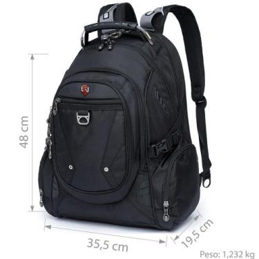 Imagem de Mochila Swissport Executiva P/ Notebook Trabalho Masculina, 18