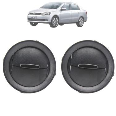 Imagem de 2 Difusor Saída Ar Gol Voyage Saveiro G4 G5 G6 2006 Até 2016 - Nat, PR