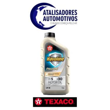 Imagem de Lubrificante 5w30 API SQ Dexos1 Sintético Havoline Texaco 1L