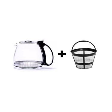 Imagem de Jarra e Filtro para Cafeteira Mondial Dolce Arome 18 Xícaras C-30 PT