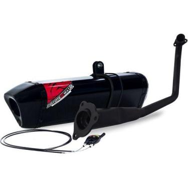 Imagem de Escape / Ponteira Coyote TRS 2 Way + Mais em Alumínio - NMax 160 - Yam