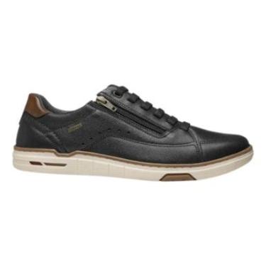 Imagem de Sapatenis Pegada Couro Ziper Conforto Casual-Masculino