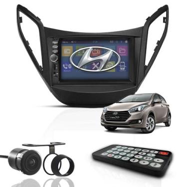 Imagem de Kit Central Multimídia Universal Mp5 2 Din Bt Espelha Hb20 - First Opt