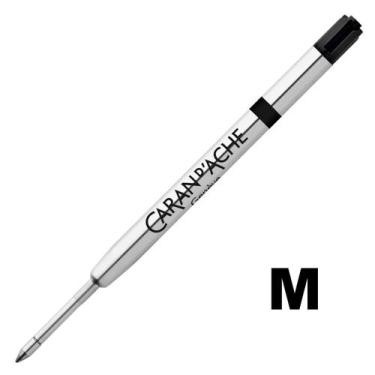 Imagem de Refil Para Caneta RollerBall Caran d'Ache M Preta, RollerBall