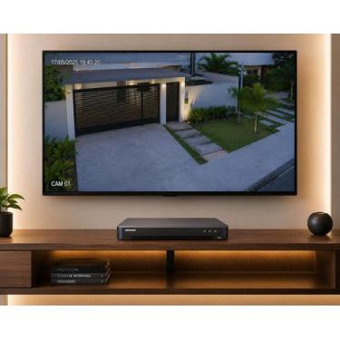 Imagem de Dvr Hikvision Turbo 4 Canais 3mp 4.0 7204hqhi-k1/p Ultra Hd