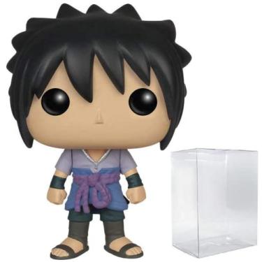Imagem de POP Naruto Shippuden - Sasuke Funko Pop! Vinyl Figure (Bundled with Compatible Pop Box Protector Case), Multicolor, 3.75 inches