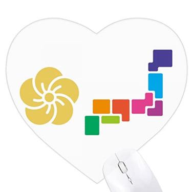 Imagem de Tapete de borracha para escritório do Japão National Games Tokyo Heart