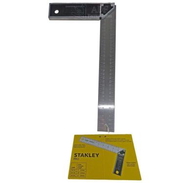 Imagem de Esquadro de Metal Reforçado Profissonal Cabo Metal 12 - 46-536  Stanley