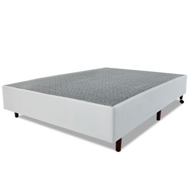 Imagem de Base Para Box Sommier Casal 138x188x34cm Courvin Branco
