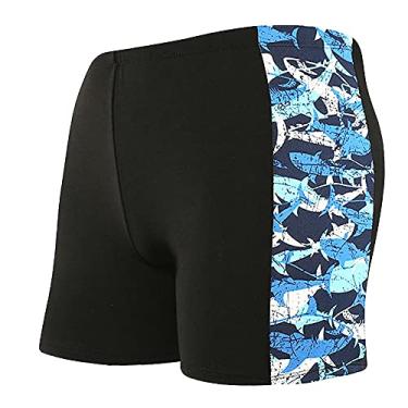 Imagem de Tingpai Calção de banho masculino de secagem rápida Calcinha espo va com co ão Cueca boxer de verão calcinha elástica respirável calcinha calcinha maiô inferior