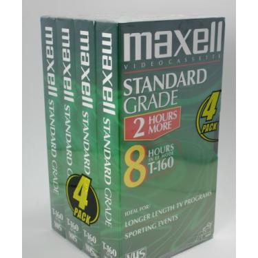 Imagem de Fitas de gravação Maxell Standard Grade T 160 em branco VHS, 1 Pack