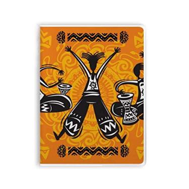 Imagem de Caderno de pandeiro Dance Celebrate Mexico Totems capa de goma Diário capa macia