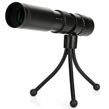 Imagem de Monóculo 10-90X25 com foco ajustável portátil pequeno telescópio pequeno monoscópio, impermeável, lunetas portáteis para caminhadas, acampamento e viagens