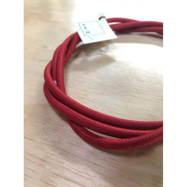 Imagem de Kit Extensão Elétrica Colorida 3,0 Mts Machofêmea Branco Decorativa