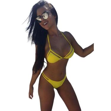 Imagem de Biquíni Cortininha Modelo em Tule Transparente (Calcinha e Sutiã)