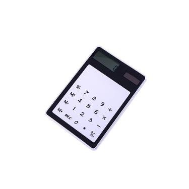 Imagem de TEHAUX Calculadora Simples Calculadoras Pequenas Calculadora De Tela Sensível Ao Toque Calculadora Padrão Calculadora Pequena Calculadora Transparente Aluna Portátil Computador