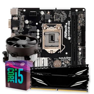 Imagem de Kit Upgrade Gamer Intel Core i5-8500 + Cooler + H310 + 16GB DDR4