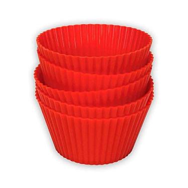 Imagem de Forma Silicone Cupcake Muffins Queijadinha Com 12 Unidades