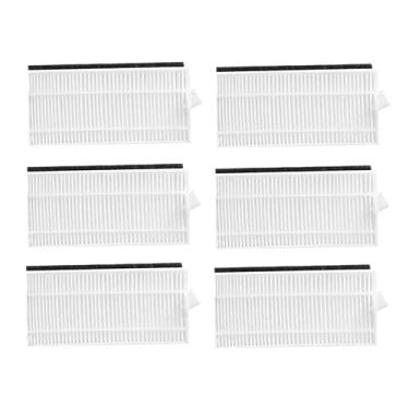 Imagem de HMHAMA 6 peças de filtro de substituição para aspirador de pó robótico Ecovacs DEEBOT N79 N79S DN620 DN621 500 kit de acessórios para aspirador de pó robótico