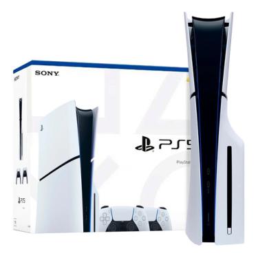 Imagem de Playstation 5 Slim Com Leitor Bluray + 2 Controles Sem Fio Originais - Ps5 Slim 2 Controles Com Nota Fiscal E Garantia PlayStation 5