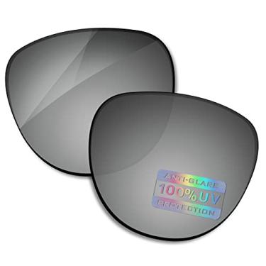 Imagem de Bowyer Lentes de reposição polarizadas para óculos de sol Oakley Latch OO9265 - Espelho de titânio