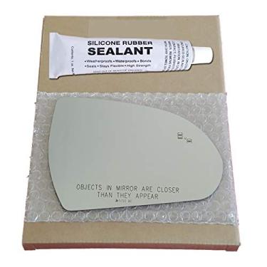 Imagem de Substituição de vidro espelhado + adesivo de silicone para Hyundai Elantra 2015-2020 lado do passageiro - ícone de ponto cego (2015 2016 2017 2018 2019 2020 15 16 17 18 19 20)