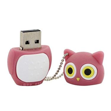 Imagem de Flash Drive USB 8GB modelo coruja USB 3.0 dispositivo armazenamento USB Flash Disk USB Drive USB 3.0 Memory Stick USB Stick U Disk Pen Drive USB Flash Memory USB Disk Armazenamento dados - Vermelho