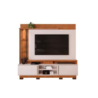Imagem de Estante Home para TV até 70 Polegadas DJ Móveis Martino - Freijo/Offwhite