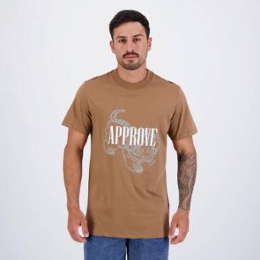 Imagem de Camiseta Approve Tiger Marrom-Unissex