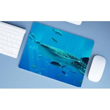 Imagem de Mouse Pad Emborrachado Personalizado Praia Mar Oceano Peixe, 40 x 30 -