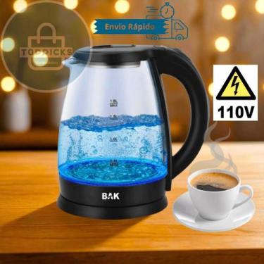 Imagem de Chaleira Elétrica Vidro 110V Linha Suprema Jarra Elétrica - Bak, 110V