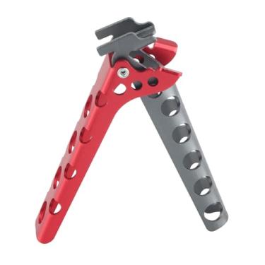 Imagem de Pinça de Placa, Liga de Alumínio Anti Escaldante Retriever Portátil Pote Quente Pan Tigela Pinça Clipe para Casa, Viagens Ao Ar Livre, Churrasco, Acampamento, Cozimento (Preto e