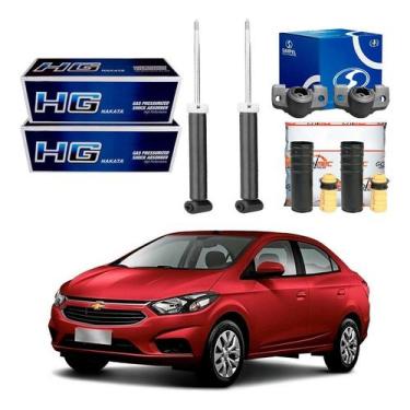 Imagem de Kit Amortecedor Traseiro Prisma 1.0 1.4 2017 A 2020 - Nakata