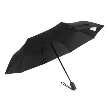 Imagem de Sombrinha All Fiber Guarda Chuva Automatico Cabo Reto Preto Fazzoletti