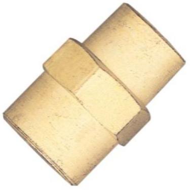 Imagem de Luva de Redução Lubefer 1/4 x 1/8 Rosca Fêmea Aço